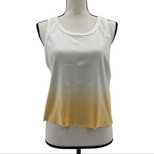 American Eagle Ombre Raw Hem Tank Top Size L